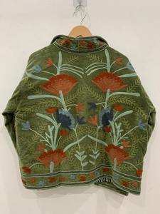 Handcrafted Bohemian Boho Green <b>Velvet</b> TNT Suzani <b>Jacket</b> With Pocket Winter <b>Jacket</b> Embroidered <b>Jacket</b> Coat For <b>Womens</b> - Product Image 5