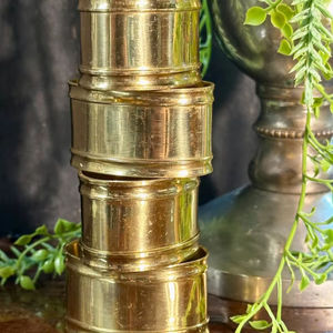 Ronds de serviette, ronds de serviette en rotin, ronds de serviette en osier, décor de table - Product Image 1