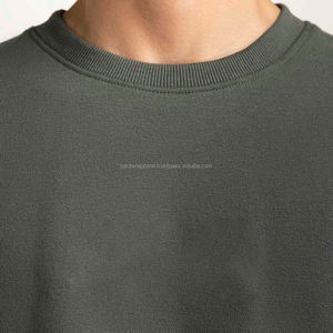 Nardon Apparel Factory 350gsm sudaderas de lana personalizadas Unisex mujeres hombres peso pesado cuello redondo sudadera - Product Image 6