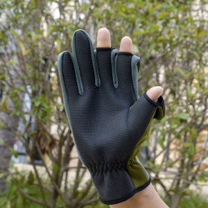 Guantes de Pesca Unisex de Alta Calidad al por Mayor, Diseño de Filamento de Poliéster y Spandex, Logotipo Personalizado, Guantes Cómodos Hechos a Mano, Gran Venta - Product Image 5