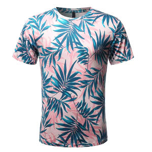 เสื้อยืดแขนสั้นผ้าฝ้ายสำหรับผู้ชายแฟชั่นกลางแจ้งลำลองพิมพ์ลายพัฟโลโก้ได้ตามต้องการ - Product Image 1