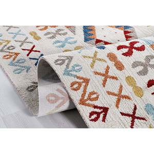 Juego de alfombras Colorium CO001 Alfombra de pelusa multicolor 80x150 cm Sin polvo y elegante - Product Image 2