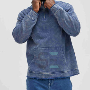 เสื้อฮู้ดผู้ชายทำจากผ้าฝ้ายน้ำหนักเบา - Product Image 1