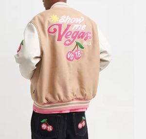 Chaqueta Letterman de alta calidad, chaquetas Varsity, chaqueta Varsity personalizada de cuero para hombre - Product Image 3