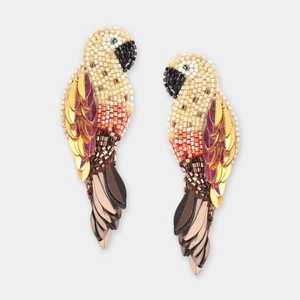 Golden <b>Black</b> European American Style Classic Beaded <b>Stud</b> <b>Earrings</b> Set Bohemian Design Wedding Unisex Jewelry Wholesale - Product Image 4