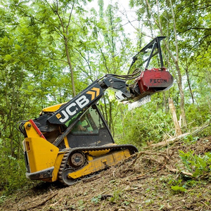 JCB Skid Steer Loader FAE Forestry Mulcher Attachment High Efficiency for <b>Vegetation</b> Control Land Clearing Heavy Duty <b>Brush</b> - Product Image 1
