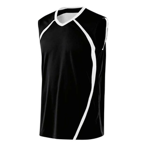 Maillot de volleyball de qualité supérieure pour le jeu en équipe avec tissu flexible à manches courtes évacuation de l'humidité et personnalisation du logo - Product Image 4