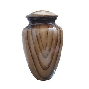 สติกเกอร์งานศพสำหรับผู้ใหญ่ทำจากอลูมิเนียมสีน้ำตาลโกศโลหะสำเร็จรูปสำหรับขี้เถ้าของมนุษย์สไตล์โมเดิร์นคลาสสิกยอดนิยม - Product Image 6