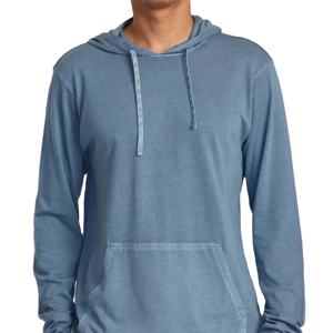 Sudaderas básicas de mezcla de algodón para hombres Sudaderas con capucha de entrenamiento de invierno de peso pesado Básicos - Product Image 1