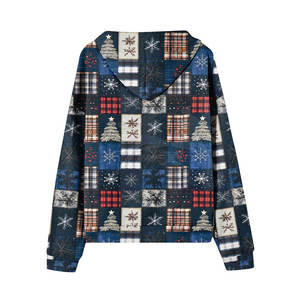 Tissu lisse et capuche réglable pour tenue sportive ou décontractée Sweat à capuche chaud zippé avec intérieur brossé - Product Image 2