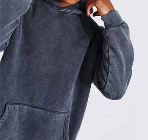 Jersey con capucha para hombre, superventas, forro polar de algodón personalizable, Color sólido básico, ajustable, todos los tamaños, producto de invierno a la venta - Product Image 5