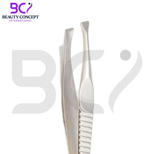 Pince à épiler à sourcils fabriquée au Pakistan Pince à épiler pointue fabriquée à la main avec pointe inclinée pour hommes et femmes - Product Image 3