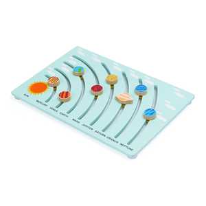 UATOYS Creative Wooden Solar System <b>Toy</b> for Kids of All Ages Cartoon-shaped Science-Inspired <b>Toy</b> with <b>Box</b> Packaging - Product Image 3