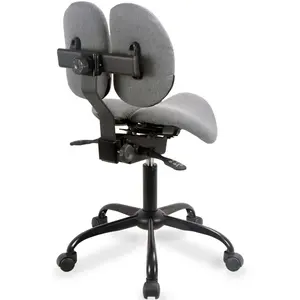 Taburete de sillín de metal ergonómico moderno para una postura óptima para la Oficina, la escuela, el apartamento o el hospital, muebles comerciales - Product Image 4