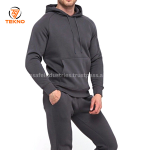 2025 Streetwear 2 pièces logo personnalisé ensemble de survêtement pour hommes coupe ajustée jogging pantalons de survêtement et sweat à capuche ensemble de survêtement service OEM - Product Image 5