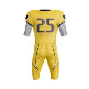 Uniforme de fútbol americano de diseño personalizado de alta calidad más vendido para adultos jóvenes Unisex estampado ropa de práctica conjuntos transpirables - Product Image 3