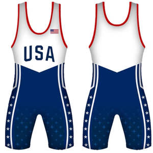 Custom Designed Wrestling <b>Singlet</b> for <b>Men</b> Quick Dry Breathable Sportswear for Gym Training and Competitions - Product Image 1