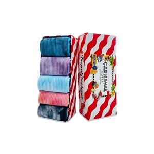 5-Piece Breathable Batik <b>Sock</b> Design Set Colorful Daily Use <b>Boxed</b> Accessories - Product Image 1