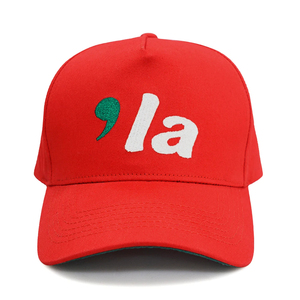 Casquettes de baseball OEM avec logo personnalisé Casquettes de sport à bord incurvé rose vif Logo brodé Casquette de baseball bicolore Vente en gros de quantité minimale de commande bas - Product Image 1