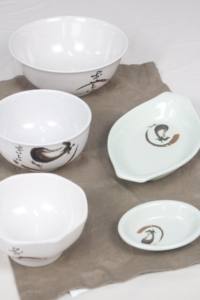 Assiette en <span class=keywords><strong>mélamine</strong></span> de 8/9/10 pouces en forme de <span class=keywords><strong>bateau</strong></span> japonais Assiettes de fruits pour marmites chaudes Assiettes de service <span class=keywords><strong>Vaisselle</strong></span> de restaurant réutilisable incassable - Product Image 4