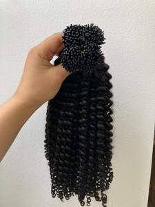 Itip Super Doble Lujo Vietnamita Remy Extensiones de cabello Ondulado profundo Un donante de color - Product Image 2