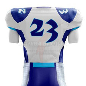 Conjunto de camisa y pantalones cortos de fútbol americano juvenil transpirable profesional de poliéster 100% de diseño personalizado a precio - Product Image 5