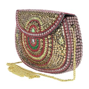 Bolso de mano moderno hecho a mano para fiestas, bodas y eventos nocturnos, bolso de mosaico para novias y accesorios de boda. - Product Image 1