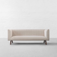 Canapé sectionnel convertible 3 places en bois de teck, moderne et luxueux, avec coussins en tissu écologique et mousse, pliable, idéal pour villa et école - Grande Vente