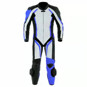ชุดแข่งมอเตอร์ไซค์หนึ่งชิ้นหนังแท้สำหรับผู้ขับขี่รถจักรยานยนต์ที่สวมใส่สบายดีไซน์ตามสั่ง - Product Image 6