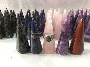 Anillo de Cuarzo Rosa Tallado REKI, el Más Vendido, para Decoración del Hogar, Sanación con Feng Shui, Meditación, Hecho a Mano - Product Image 5