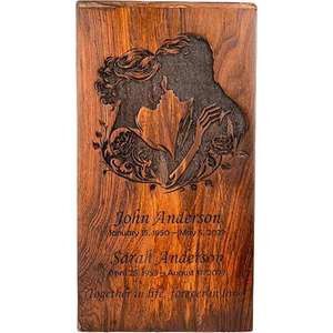 Wooden Memorial Casket <b>Urn</b> Rosewood for Ashes Handcrafted Keepsake Decorative Cremation <b>Large</b> Burial Funeral Human Casket <b>Urn</b> - Product Image 4