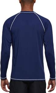 SAMAVIA, superventas, camisa personalizada de manga larga MMA Rash Guard, ropa deportiva de secado rápido con bajo MOQ, camiseta lisa para hombre, precio bajo - Product Image 3