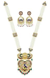 High on Demand Stylish Imitation <b>Jewellery</b> <b>Set</b> With Trendy Necklace Earrings <b>for</b> Daily and Party Use - Product Image 5
