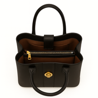 Tas Selempang Wanita Kulit Asli Model Kotak Vintage Trendy dengan Ritsleting, Cocok untuk Musim Semi dan Panas