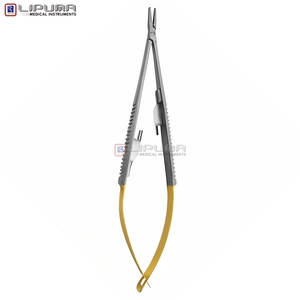 Premium Castroviejo 14cm Chirurgical Micro Verrouillage En Acier Inoxydable Porte-Aiguille Manuel Dentaire Ophtalmique Médic Instruments - Product Image 6