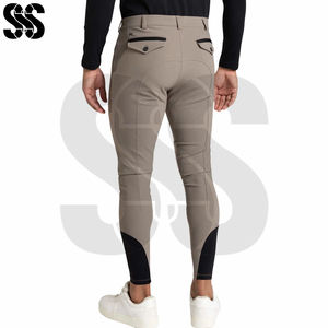 Nouveau style 2026 : Culottes d'équitation homme à siège intégral en tissu respirant et durable pour l'entraînement et les compétitions équestres - Product Image 2