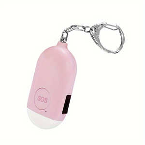 Alarma Personal Recargable por USB de 130dB, Llavero de Emergencia SOS con Sirena de Seguridad, Luz LED y Botón de Pánico, Portátil para Mujeres - Product Image 4