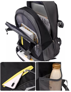 Sac à dos imperméable antivol tendance avec chaise pliante Utilisation quotidienne en plein air Voyage Doublure en polyester Fermeture à glissière - Product Image 6