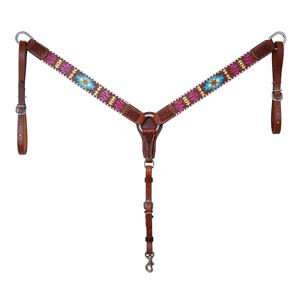 Ensemble de serre-tête en cuir de vachette personnalisé avec outillage à la main Exportateurs indiens Meilleur prix pour l'équitation - Product Image 1