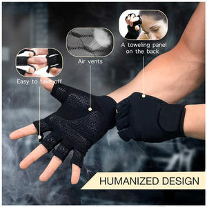 Venta al por mayor de guantes de moto de carreras de alta calidad medio Dedo de cuero genuino guantes de pantalla táctil Venta caliente GUANTES DE Motocross para los hombres - Product Image 3