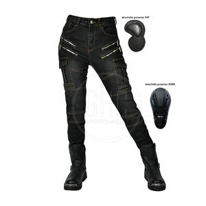 กางเกงมอเตอร์ไซด์กลางแจ้งสีพื้นสวมใส่สบายระบายอากาศได้ดีพร้อมชื่อทีมที่กำหนดเอง - Product Image 2