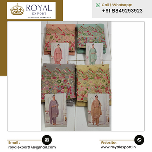 ชุดเดรสงานเต้นรำแบบจีออร์แกตต์ชุดประจำชาติอินเดียพร้อมงานปักสำหรับงานแต่งงานดีไซน์สะดุดตา - Product Image 5