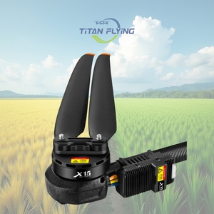 Hobbywing X15 động cơ không chổi than cho nông nghiệp Drone <span class=keywords><strong>15KW</strong></span> công suất cao <span class=keywords><strong>ESC</strong></span> 63 inch sợi carbon cánh quạt nâng nặng UAV hệ thống - Product Image 1