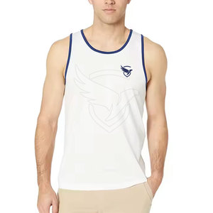Hecho en el mejor material Camiseta sin mangas para hombre Diseño de logotipo personalizado Camiseta sin mangas Venta caliente Camiseta sin mangas al mejor precio - Product Image 1
