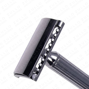 Professional Stainless Steel Twin Blade Safety Razor Heavy Duty Reusable Shaving Tool for <b>Men</b> and Body with Precision Grip - Product Image 4