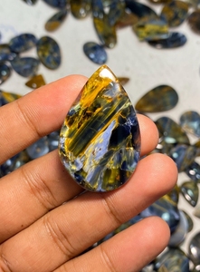 Piedra Preciosa Suelta de Pietersita, Cabujón Natural de Forma Mixta Pulido Claro para Joyería, Regalo para Ella, Alba Gems 10g-1kg - Product Image 4