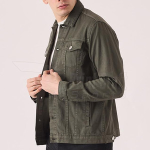 Veste en jean légère pour homme, veste en jean confortable pour homme, veste en jean streetwear pour homme - Product Image 2