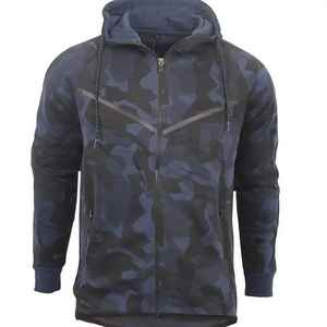 Venta al por mayor de sudaderas con capucha de alta calidad chándales 100% de algodón chándales para hombres con logotipo personalizado chándal informal de los hombres para Unisex - Product Image 3