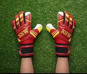 Gants de gardien de but de football en gros, gants de sport à doigts complets, logo personnalisé professionnel, gants avec paume en latex imprimé - Product Image 4