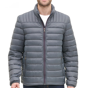 Doudoune épaisse réfléchissante personnalisée pour hommes Doudoune légère à capuche brillante pour homme - Product Image 4